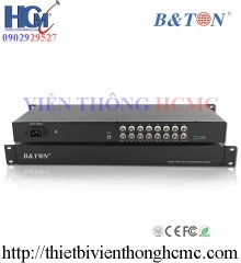 Bộ thu phát video sang quang 16 kênh 1080P